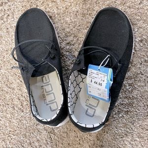 Hey dude black youth size 2